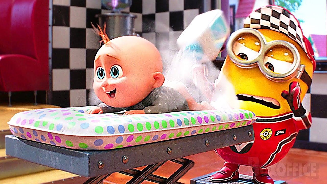 Los minions son los MEJORES niñeros 🤣 | Mi Villano Favorito 4 | Clip en Español img